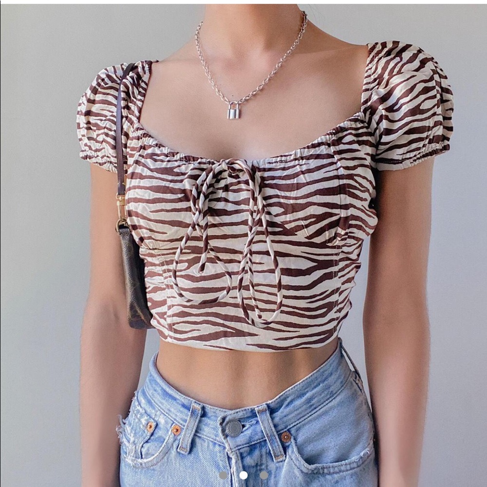 Motel Rocks “Mazu Tiger” top